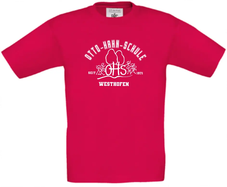 T-Shirt Kinder Otto-Hahn-Schule Old School